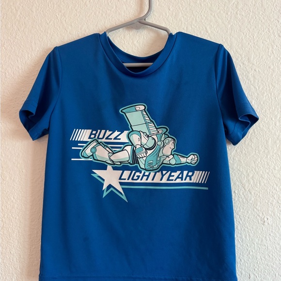 Buzz Lightyear Kids Blue Swim Shirt - Picture 1 of 2